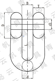 日式D型卸扣型号规格