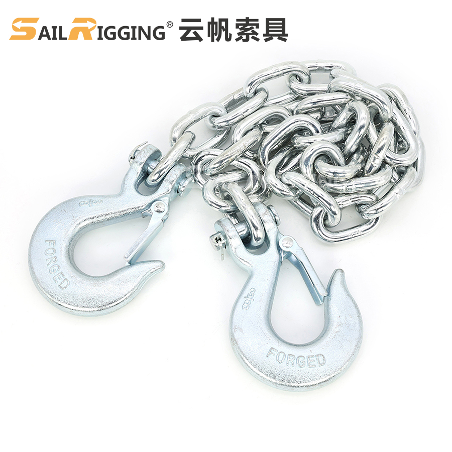 美标G43级链条带羊角滑钩